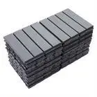 30Pcs 12\'\' Deck Patio Tile Interlocking PP Plastic Flooring Pavers Tiles Outdoor