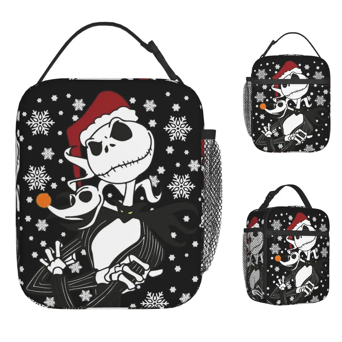 

Pretty Gang Jack Insulated Lunch Bag Thermal Bag Meal Container The Nightmare Before Christmas High Capacity Tote Lunch Box