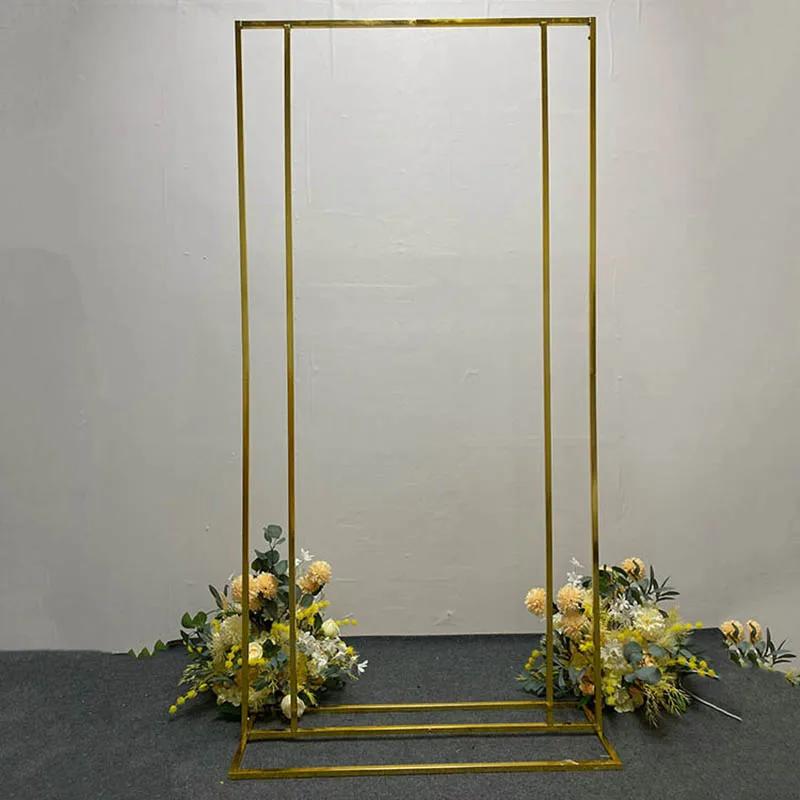 Wedding Frame Metal Square Arch Poster Sign Stand photo booth backdrops stand decoration