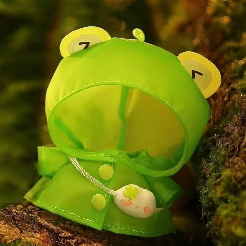 

10Cm cape clothes cute raincoat series 15cm self-deprecating bear normal body baby clothes can be worn doll replacement