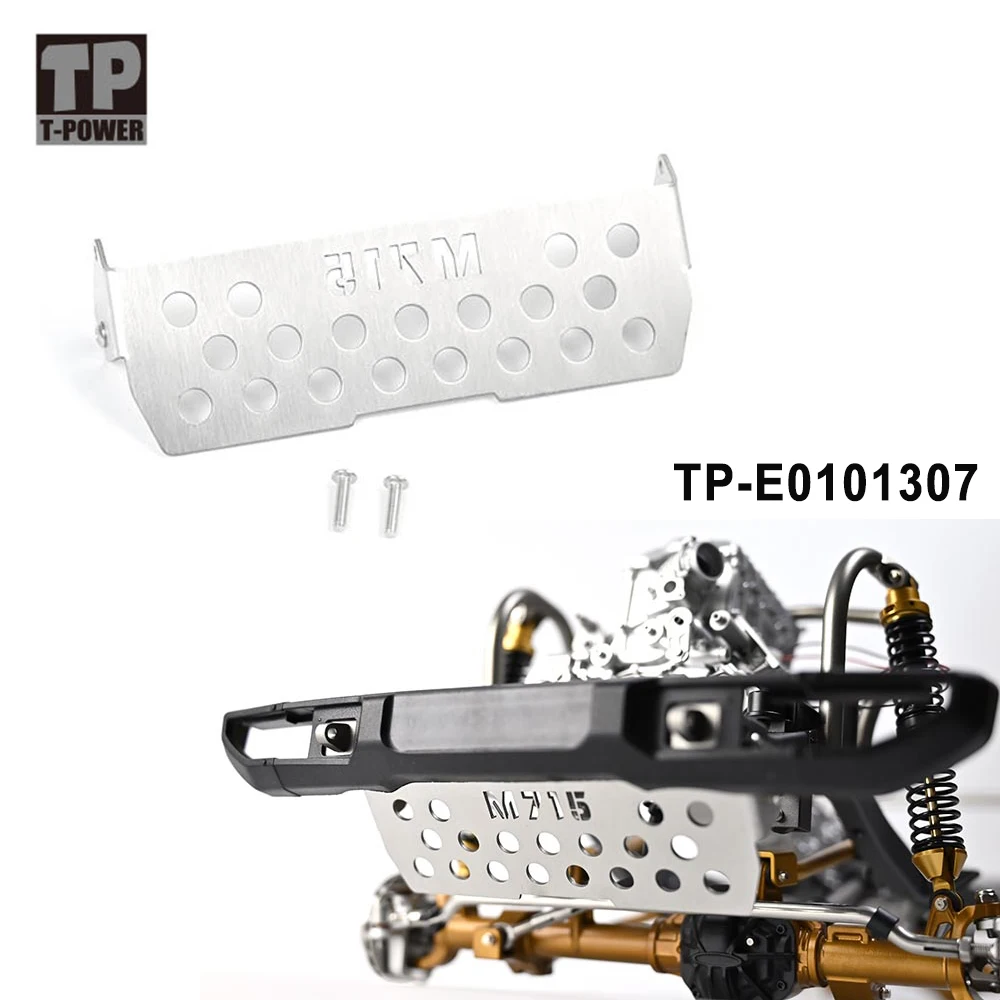 TPOWER TWOLF 1/8 M715 Escalada Modificação de Carro Peças de Atualização Placa de Guarda Armadura de Metal Acessórios de Armadura de Chassi