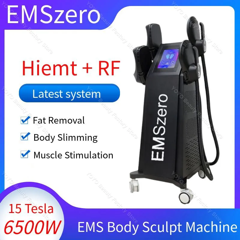 

EMSzero Neo RF Body Sculpt Weight Lose 15 Tesla 6500W EMS Muscle Stimulate body Slimming Sculpting Hiemt Fat Reduction Machine