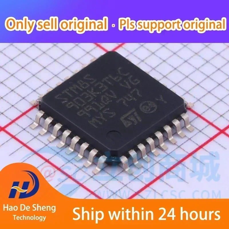

10 шт./лот STM8S903K3T6C STM8S903 903K3T6C LQFP32, новые оригинальные, в наличии, поставка электронных компонентов