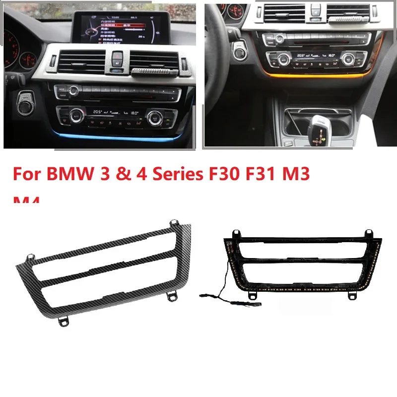 

LED Ambient Light for BMW 3 & 4 Series F30 F31 M3 M4 Orange & Blue AC Panel Center Console Radio Trim Dashboard Atmosphere Lamp