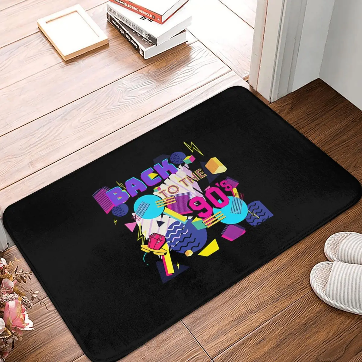 Back To The 90s Cartoon Bathroom Mat Tank Top Doormat Kitchen Carpet Outdoor Rug Home Decoration