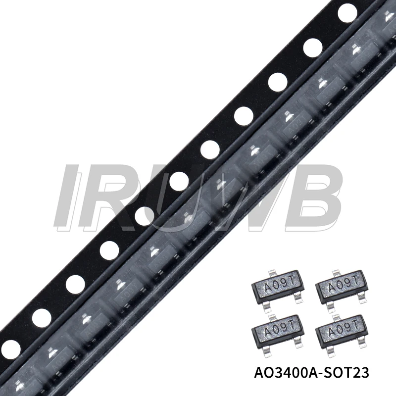 100 pcs SOT-23 SMD Field Effect Transistor AO3400 AO3400A 3400 A09T N-Channel MOS-FET New original