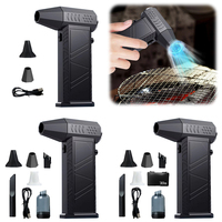 300000RPM Powerful Violent Fan X9 Mini Turbo Jet Fan 8000mAh Type-C Charging Strong Winds Air Blower Vacuum Cleaner Dryer