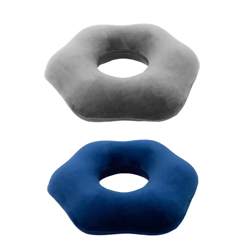 Donut Pillow Memory Foam Petal Tailbone Hemorrhoid Butt Cushion Breathable Pillow