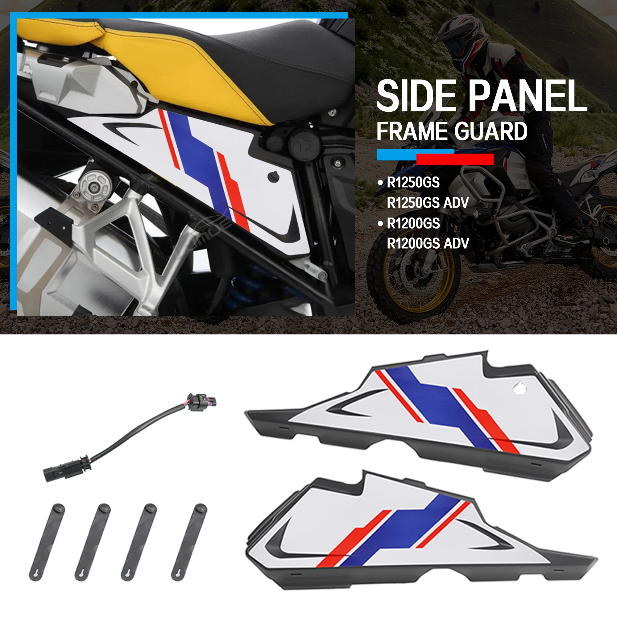 Motorcycle R1250GS Frame Infill Side Panel Set Guard Protector Fairing Cowl Cover For BMW R 1250 GS R1250GS ADV R 1200 GS LC