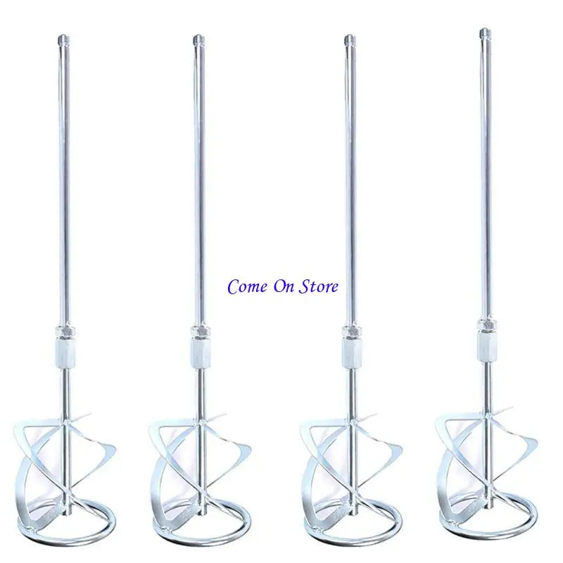 M6CF Professional Mixing Paddle Paint Whisk S Type Thread for Head Stirrer Plaster