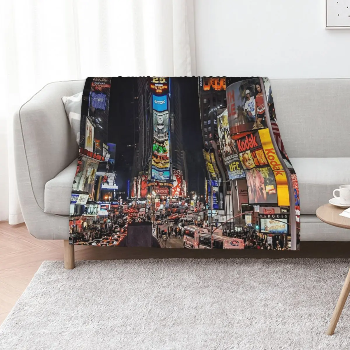 Times Square Throw Blanket funny gift warm for winter Comforter Decorative Sofas Extra Large Throw blankets ands Blankets