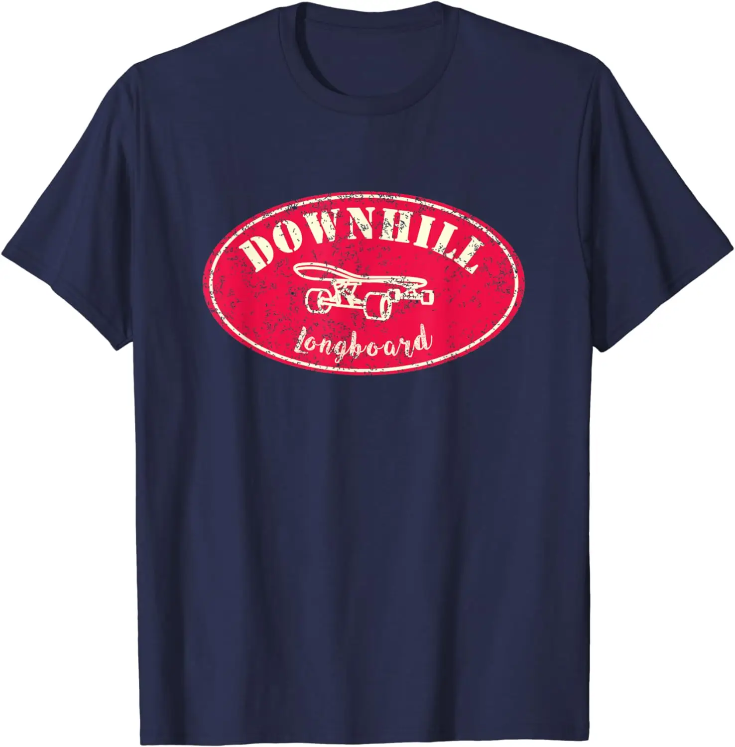 Vintage Downhill longboarding longboard skater skate quote T-Shirt