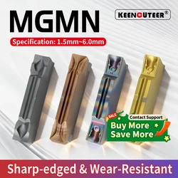 MGMN Series Lathe Grooving Blade Highlight MGMN300 MGMN400 Various Sizes Multiple Grades H01 KT60 YZ6020 YZ5115 CNC Slotting
