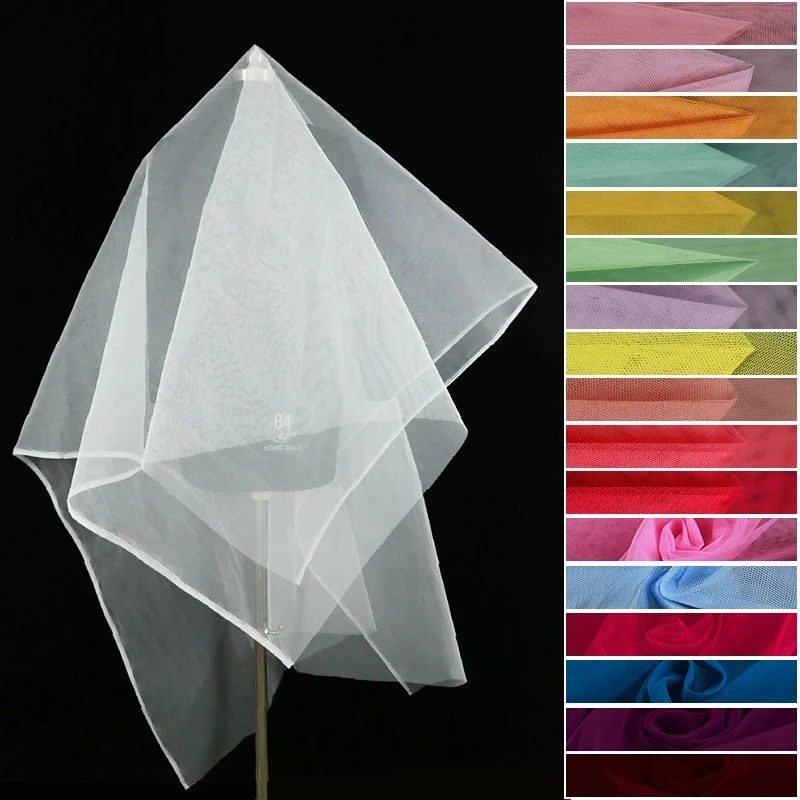 300/500cm Extra Stiff White Tulle Mesh Fabric, Hard Net for Skirt Crinoline, Wedding Graduation Styling Designer Sewing Fabric