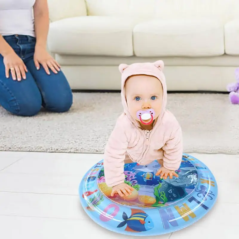 Esterilla de agua inflable para bebé, colchoneta de juego de agua para niños pequeños, juguetes de desarrollo de Educación Temprana, regalo de juguete de verano