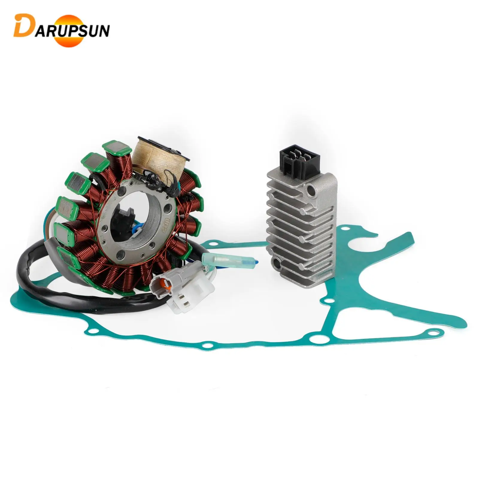 

Магнитный статор DARUPSUN + выпрямитель напряжения + прокладка для Yamaha TW125 TW200 TW225 99-22