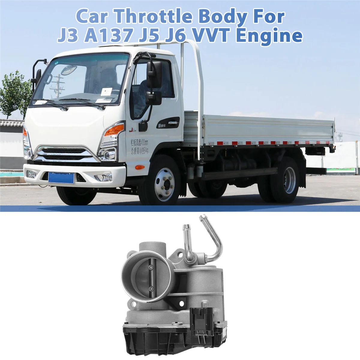 Conjunto clássico do corpo do acelerador do carro para motor JAC J3 A137 J5 J6 VVT 1042200GG010