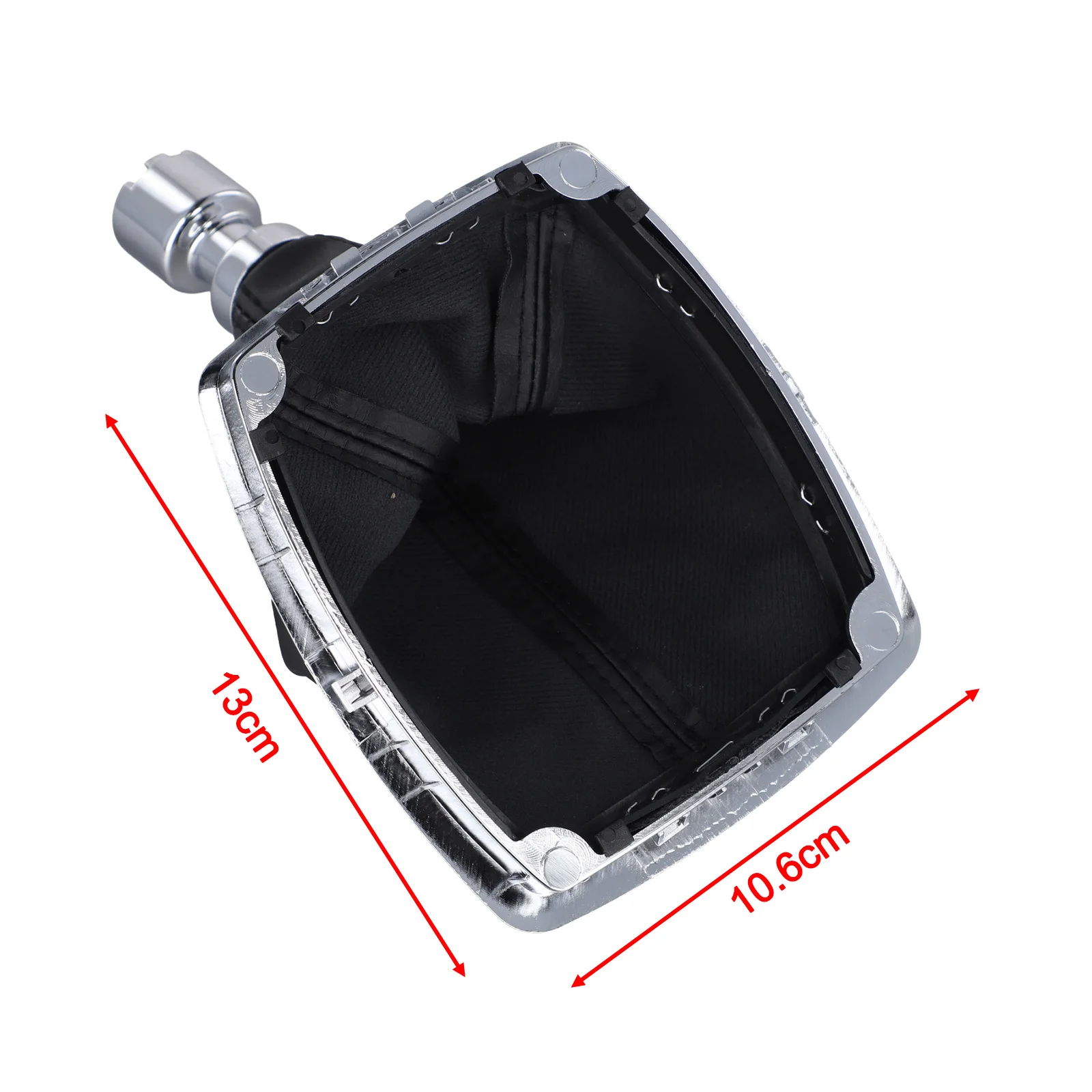 C-Max Gear Gaiter Chrome Frame Gear Knob Driving Enhancement Easy Installation Enhanced Visual Appeal High-quality Materials