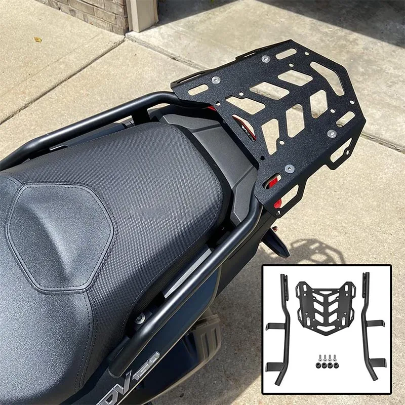 

For Honda ADV160 2022-2025 Motorcycle Aftermarket Rear Rack Rear Trunk Rack Bracket Rear Wing Luggage Rack