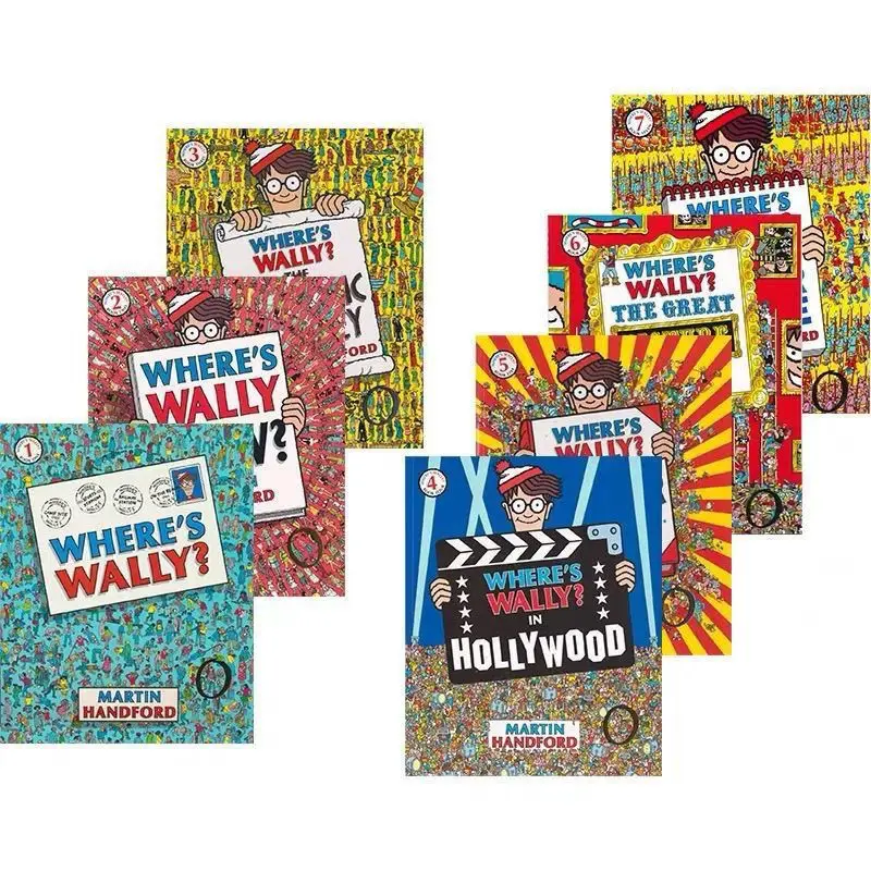

Where is Wally: Children's Attention Training 7 Picture Books