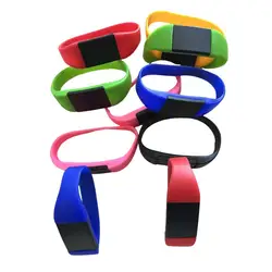 1 Stuks 13.56Mhz UID Siliconen Herschrijfbare Verwisselbare MF 1K S50 NFC IC Armband RFID Polsband Voor Toegangscontrole kaart Sleutel Tag Keyfob