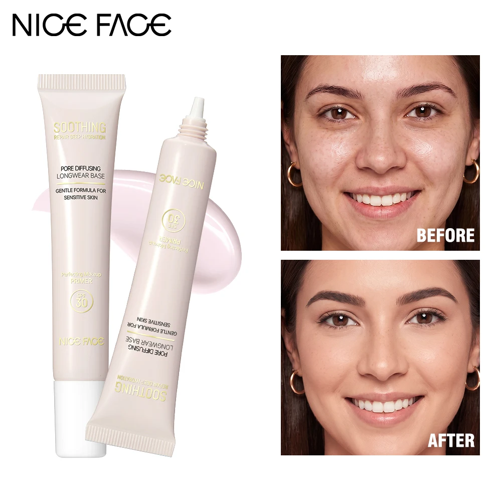 Moisturizing Base Perfect Makeup Primer Full Coverage Matte Foundation With Color Retention Natural Hydrating Transparent Primer