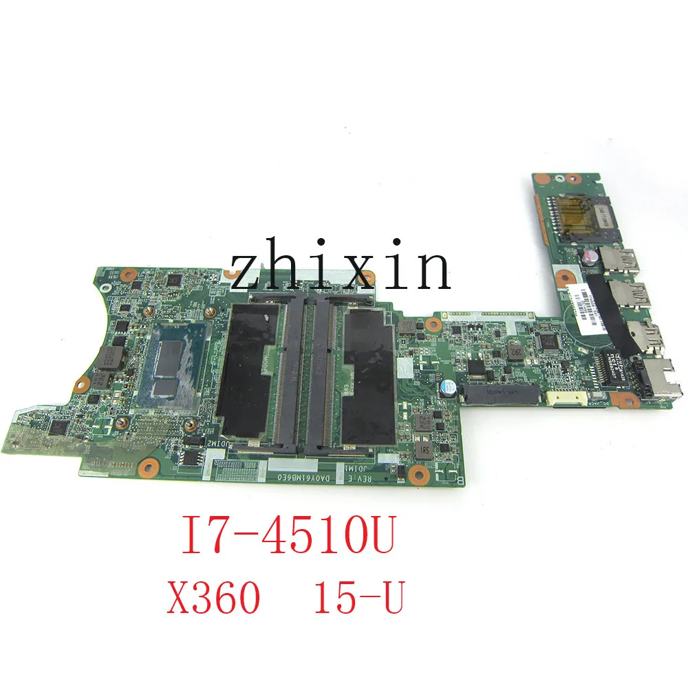 yourui for HP Pavilion X360 15-U laptop motherboard i7-4510U CPU 780958-501 780958-001 DA0Y61MB6E0 mainboard full tested