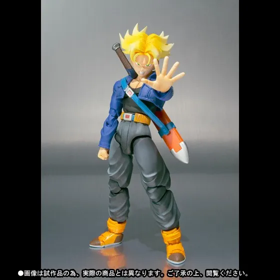 100% Original Bandai Sh Figuarts Shf Dragon Ball Trunks 1.0 Action Figures Anime Model Toys Figura Pvc Gifts In Stock