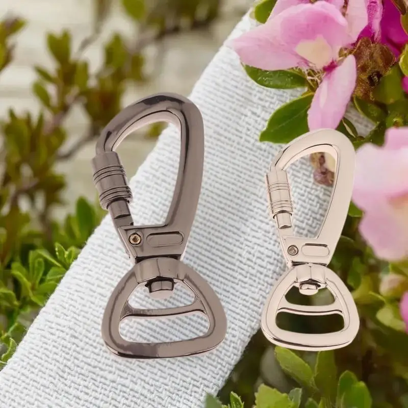 Robust Rotating Carabiner Pet Leash, DIY Pull-Buckle and Spring-hook for Safe Outdoor Rock Climbing