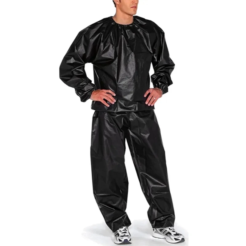 Full Body Fitness Sauna Suit Women Men Quick Sweat Sweat Suit for Gym Fitness Exercise Workout