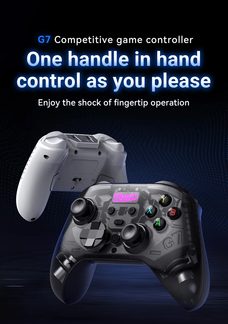 G7 Kabelloser Mobiler Spiele-Controller, Hall-Joystick, Trigger, Unterstützt Switch/Android/iOS/P4/PC, G6 Controller Upgrade-Version – Detail 1