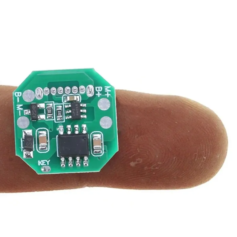 ABGN 2 Pcs Powerful DIY Flashlight Driver Board with Type-C Charging and Discharging Module for Upgrading Your Flashlights