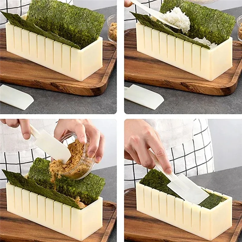 Versatile Sushi Grinder Making Tools Sushi Driver Rice Round Mold Mold Square Sushi Grinder Making Tools Kitchen Cooking Tools