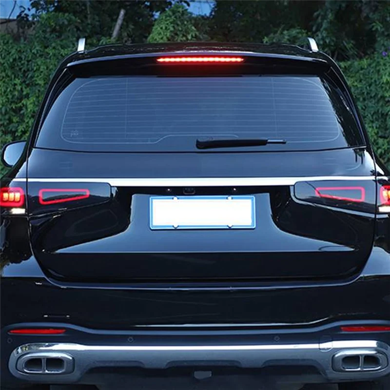 

Дымчатый черный указатель поворота и крышка стоп-сигнала для GLS 2020-2022, высококачественная защита заднего фонаря автомобиля