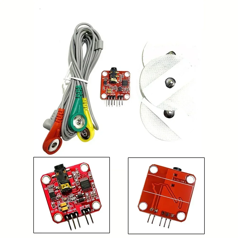 1 Set Myoelectric Analog Signal Sensor Acquisition Module For EMG Sensor Module For Controller Detects Muscle Activity