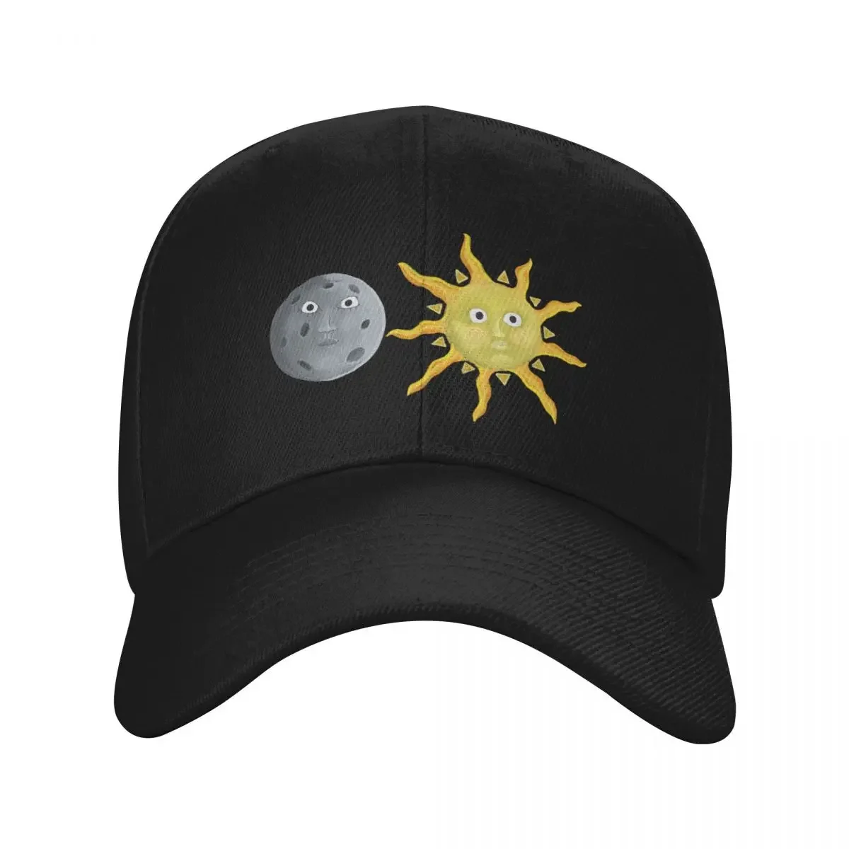 Sun and Moon Color Faces Baseball Cap Golf Cap Male hat Sports Cap Men's Caps Women's