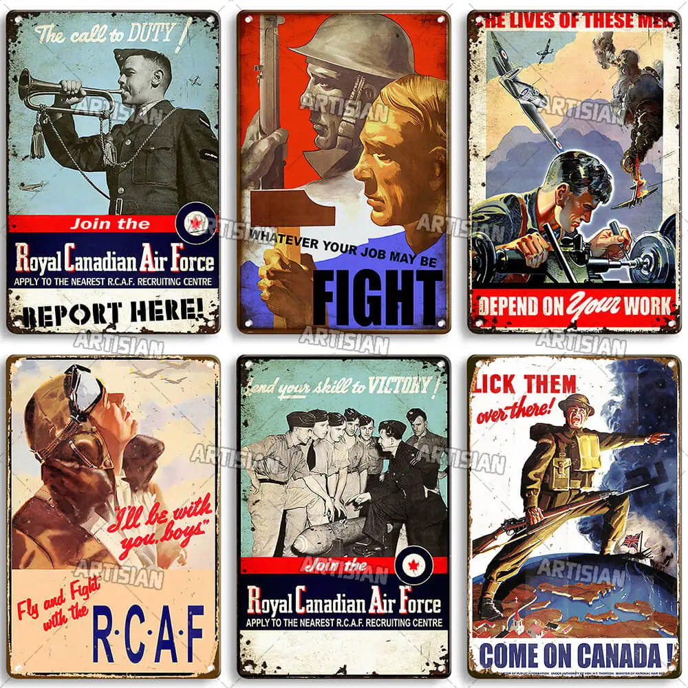 ARTISIAN Vintage War Metal Tin Sign Decorative Poster Retro Metal Sign Home Pub Metal Plaque Kitchen Wall Plate Industrial Decor