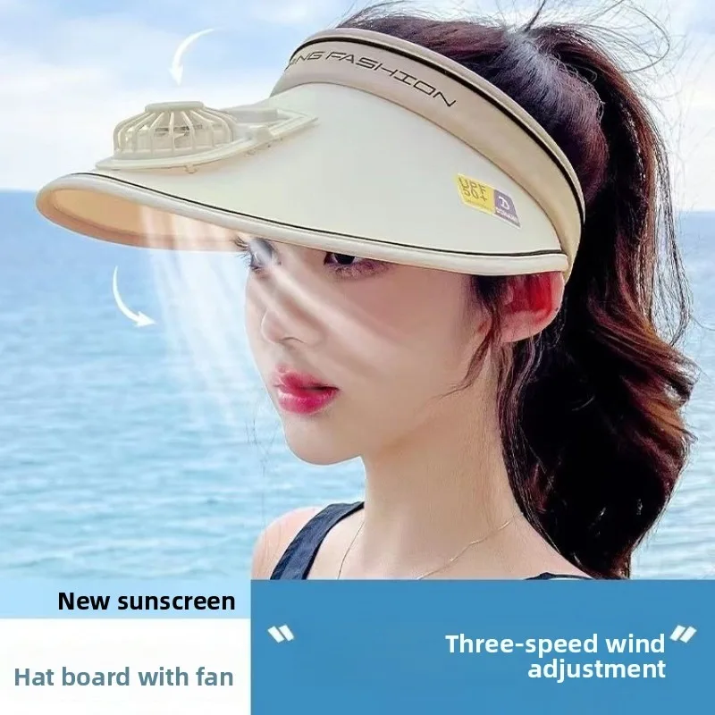 

Fisherman's Hat UV Resistant Duckbill Cap USB Charging Sports Sun Hat Heat Dissipation Breathing Hood Sun Hat