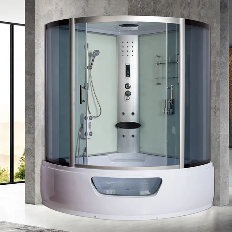

Whole Complete Steam Shower Cabin Room With Indoor Massage Corner Sauna Shower Rooms