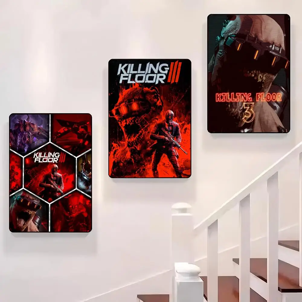 

Classic Game K-Killing Floor Poster Sticky Wall Waterproof Home Living Room Bedroom Bar Aesthetic Decoration Perfect Gift