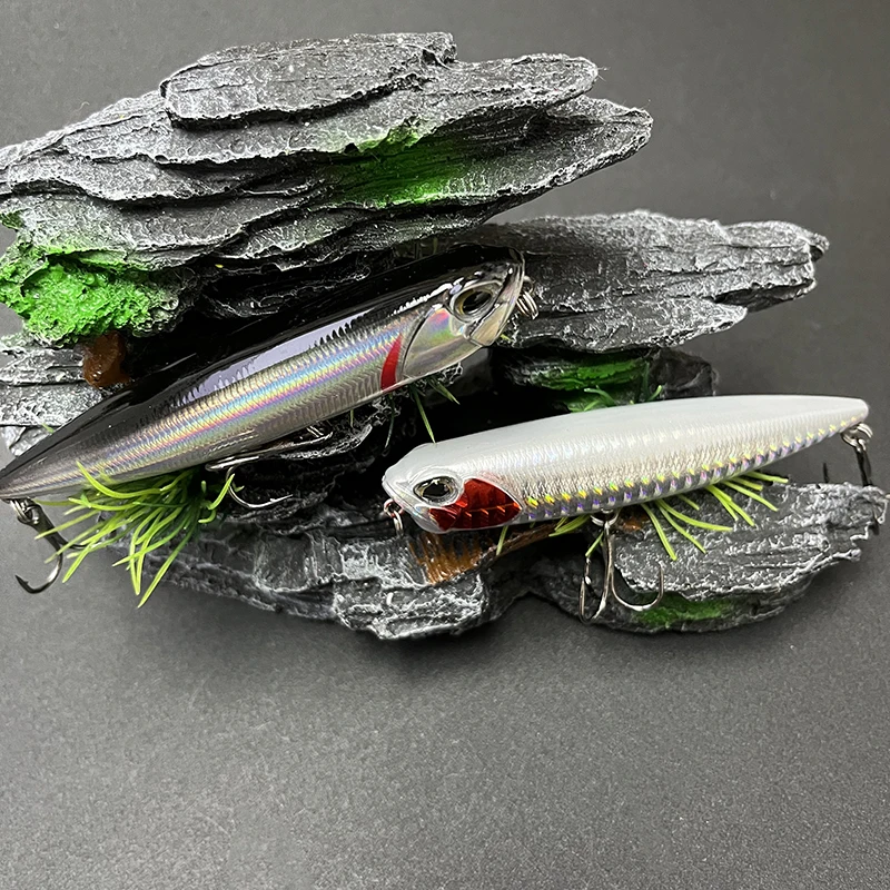 Micro señuelo lápiz japonés con movimiento zigzag para agua dulce - imagen 3