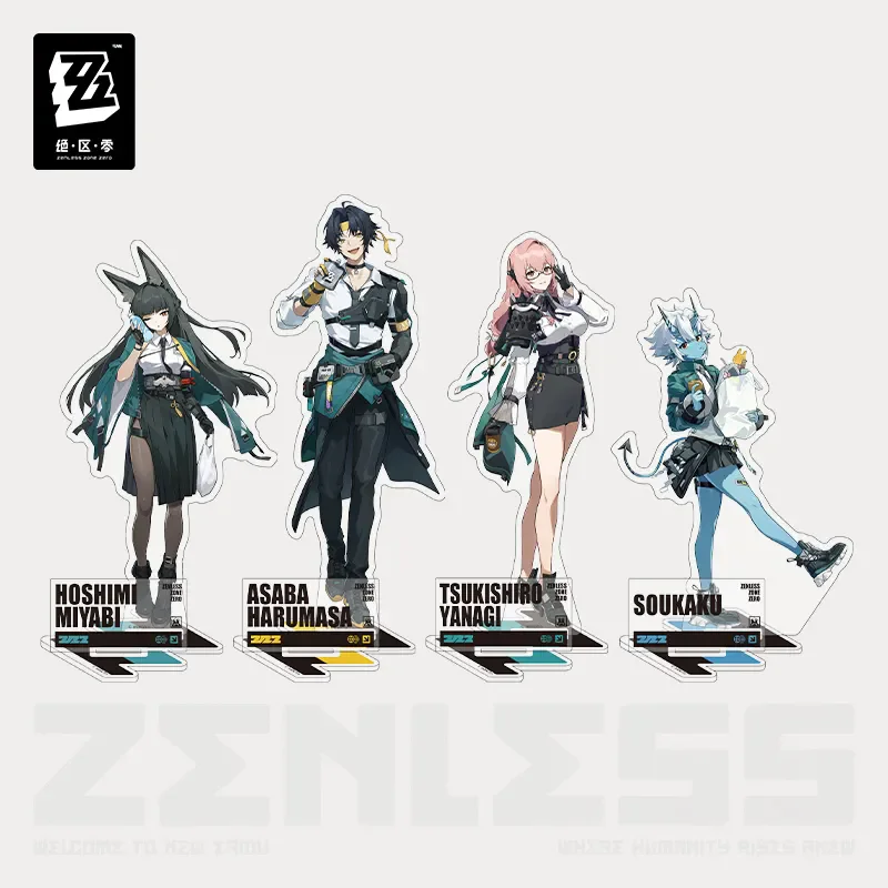 

[Подлинная] miHoYo Game Zenless Zone Zero Acrylic Plaque Six Lesson Daily Series Hoshimi Asaba Yanagi Украшение Косплей Рождественский подарок