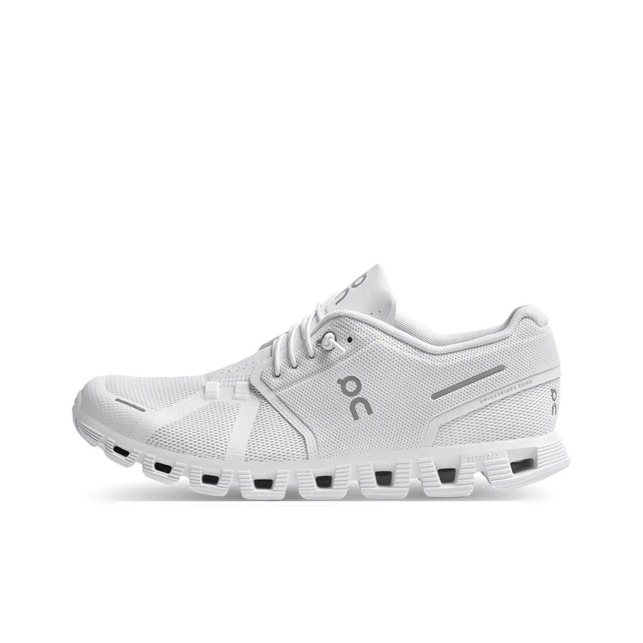 On Cloud 5 Comfortable Fabric Breathable Low top Casual Running Shoes Men's White 59.98918