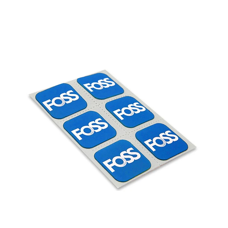 FOSS-Patch de réparation de tube de vélo à séchage rapide, outil de réparation de parches intérieures VTT, 6 pièces/ensemble