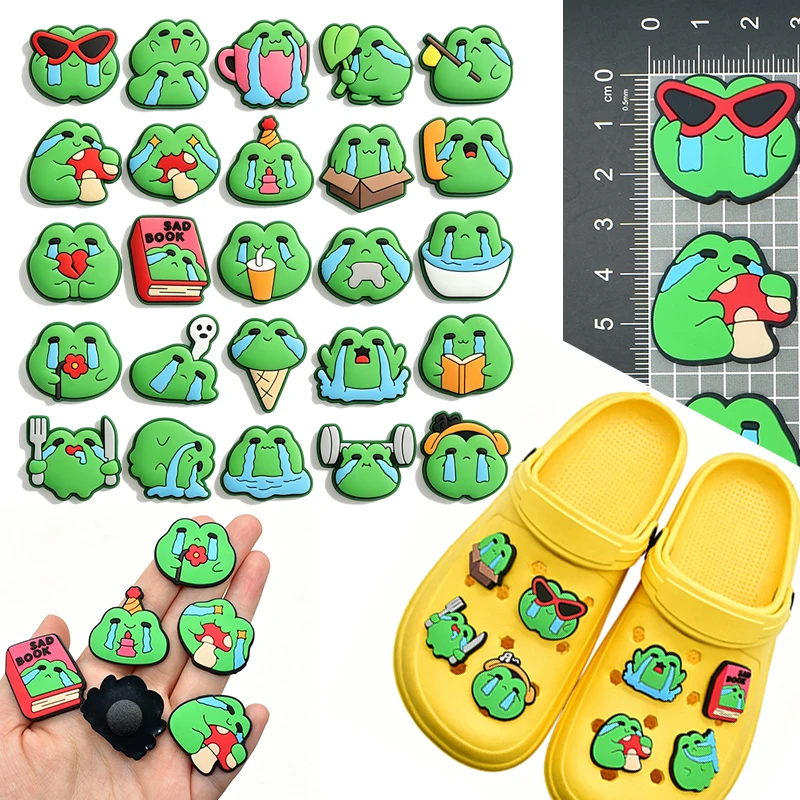 6-25-pecas-de-acessorios-de-pvc-para-sapatos-com-design-de-sapo-triste-fofo-e-sapo-verde-kawaii-decoracoes-impermeaveis-para-sapatos-e-crocs-ideal-para-presentes