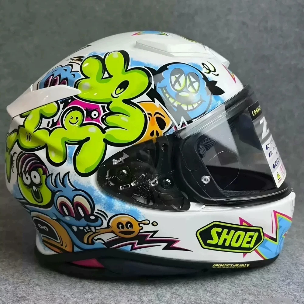 SHOEI Z8 cartoon Full Face Motorcycle Helmet, All-Season Riding SHOEI Helme Z8