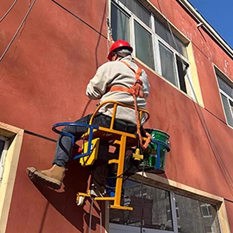 Wiederauf ladbare hängende Korb aufzug Außenwand konstruktion Spider-Man Single Hanging Board Sitz brett Pipeline High-Altitud