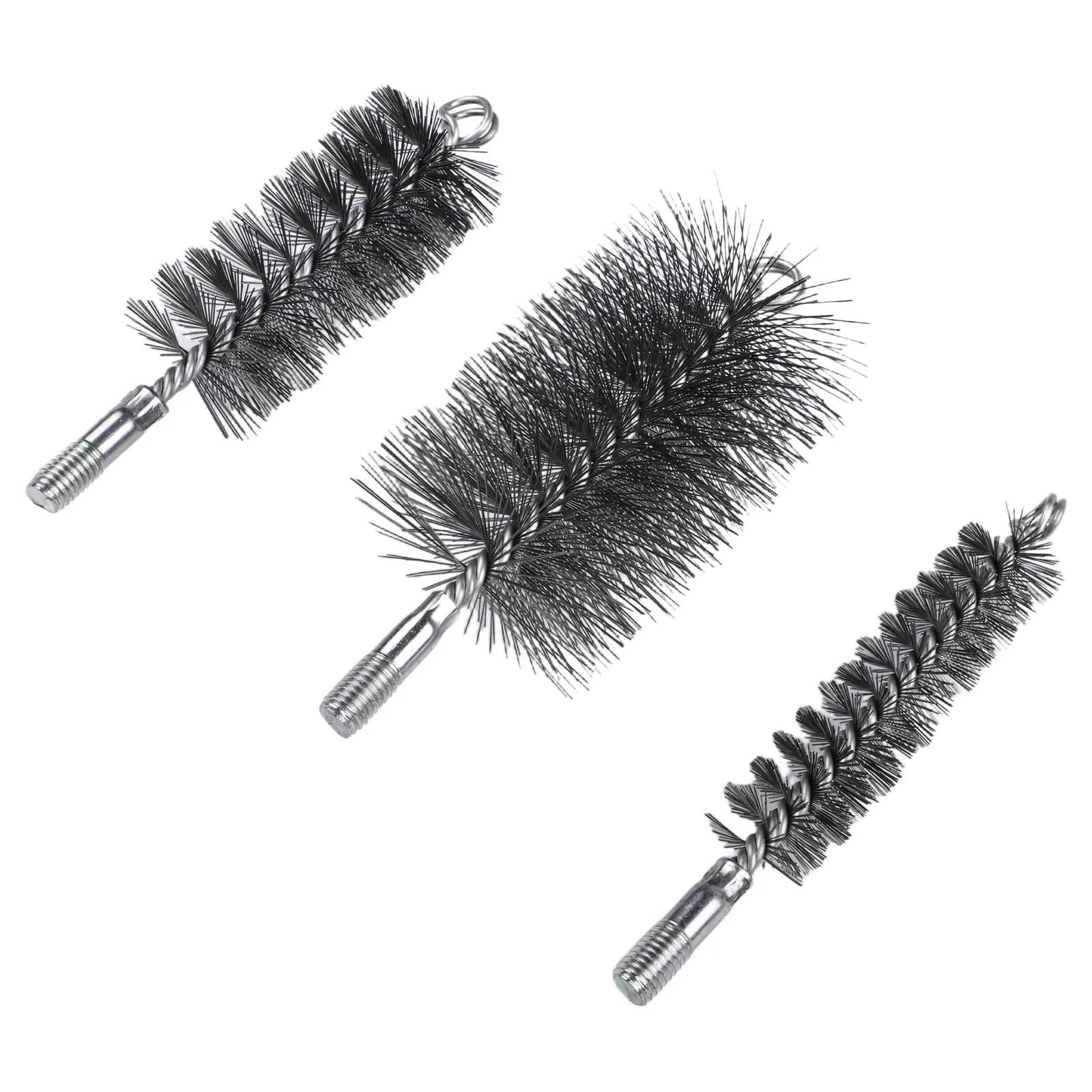Ash Removal Tool Stove Pipe Brush For Oven Maintenance Improves Airflow Flexible Operation Fits Multiple Diameters