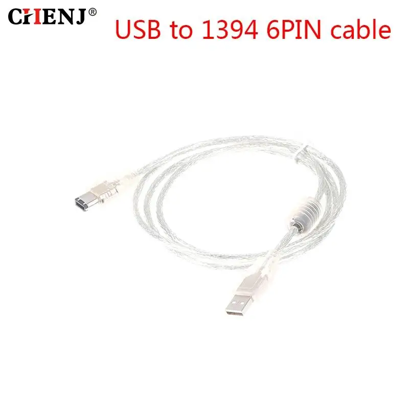 

USB к 1394 6-контактному кабелю USB штекер к Firewire IEEE 1394 6-контактный штекер iLink адаптер Шнур firewire 1394 кабель для женской DV