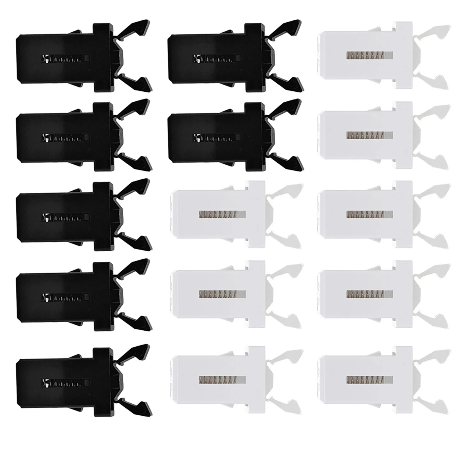 

40pcs Press Type Trash Can Fittings Sturdy Plastic Replacement Buckles For Garbage Can Lock Latch Snap Fasteners Kitchen Cabinet